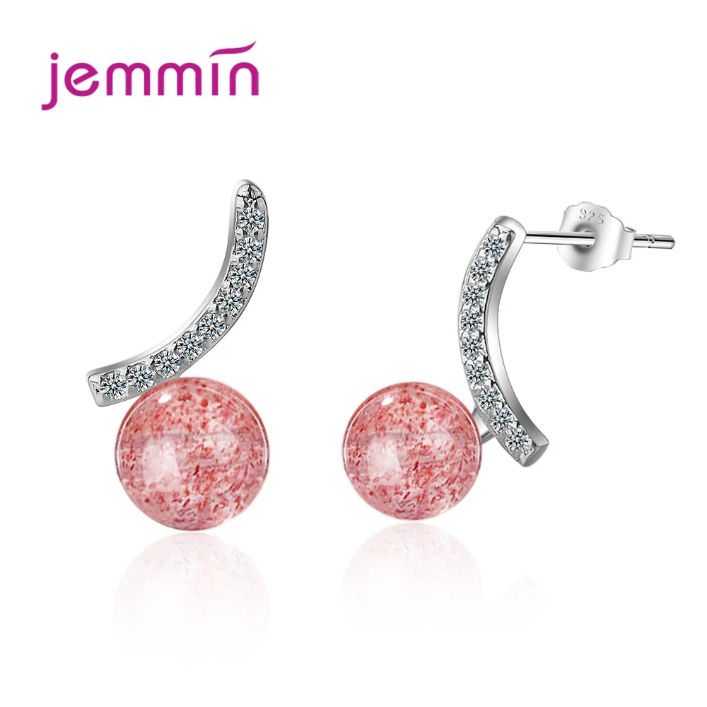 New Attractive Women Fashion 925 Sterling Silver Earrings Trendy Wedding Engagement Party Jewelry Wholesale/Retail | Украшения и