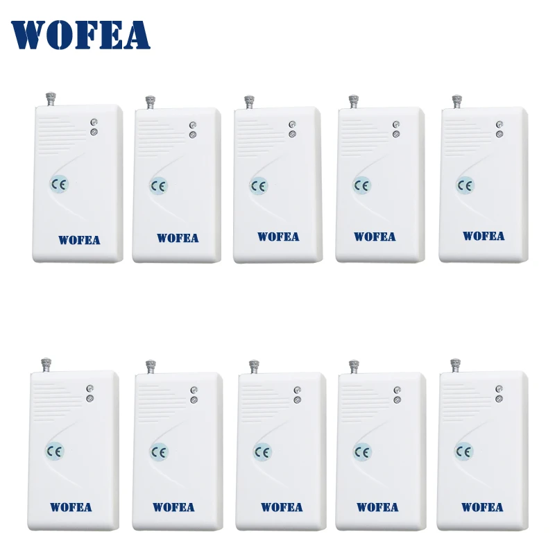 Wofea Беспроводной датчик вибрации shock detector 10 шт./лот Бесплатная доставка 433 МГц|lot