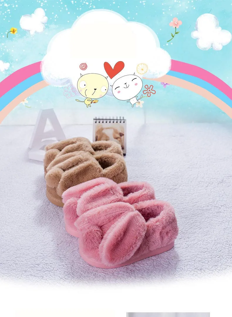 Новинка; хлопковые тапочки для детей; Pantuflas; домашние тапочки для мальчиков и девочек; милые детские зимние тапочки с героями мультфильмов; домашняя обувь для спальни