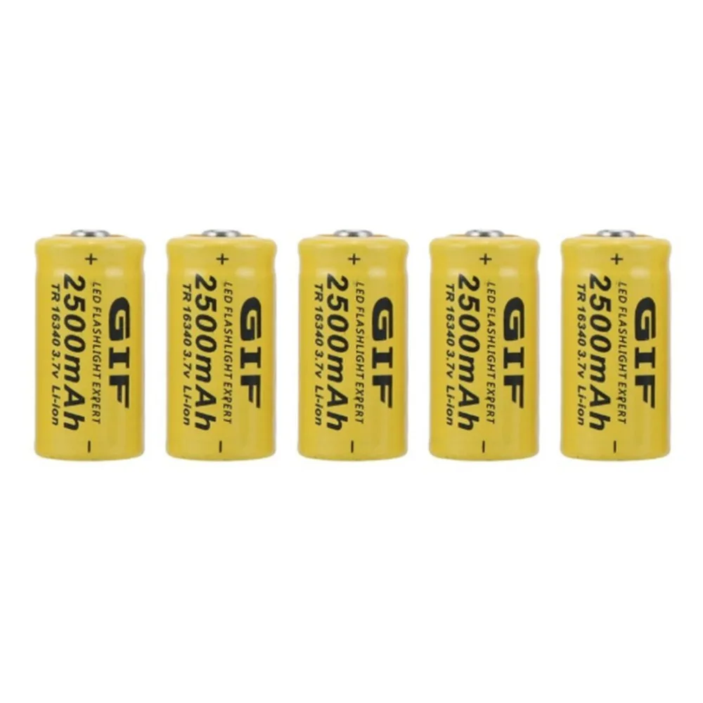 16340 2500mah 3 7 V аккумулятор и зарядные устройства перезаряжаемые комплект