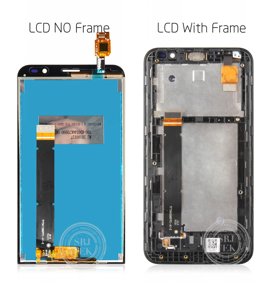 5,5 ''ASUS Zenfone Go tv ZB551KL ЖК-дисплей X013DB TD-LTE сенсорный экран с рамкой дигитайзер сборка Замена