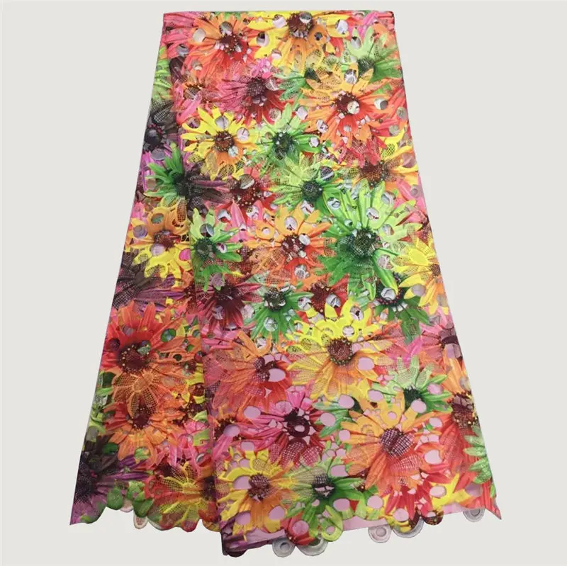 Новейшее Африканское кружево высокое качество гипюровое Африканский шнур