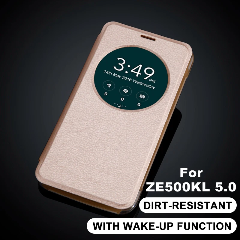 Новое поступление 2016 г. кожаный чехол-книжка для ASUS zenfone 2 laser ze500kl 5 0 | Мобильные