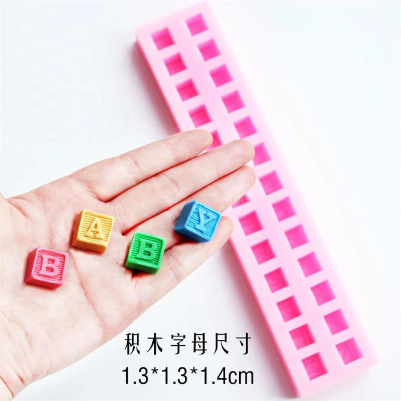 Luyou 3D Fondant (сахарная) силиконовая форма для маленьких детей с буквенным проектом