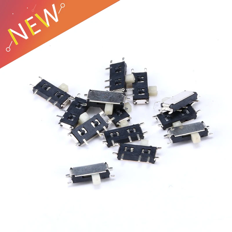 50 шт./лот Mini 7 Pin On/Off 1P2T SPDT MSK 12C02 SMD переключатель слайдов для MP3 MP4 DC 12V