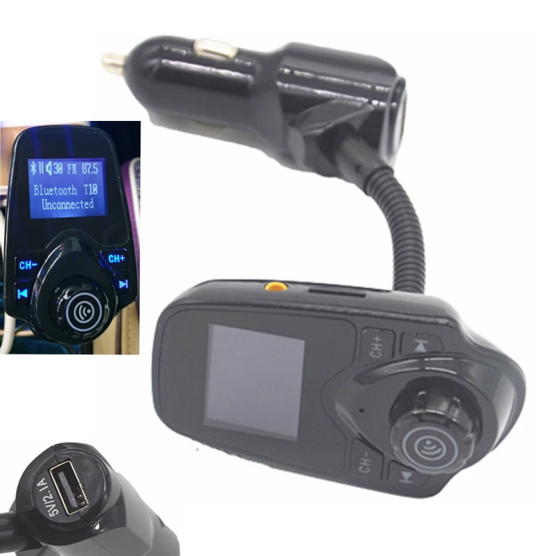 Автомобильный MP3 аудио плеер Bluetooth FM передатчик беспроводной модулятор комплект