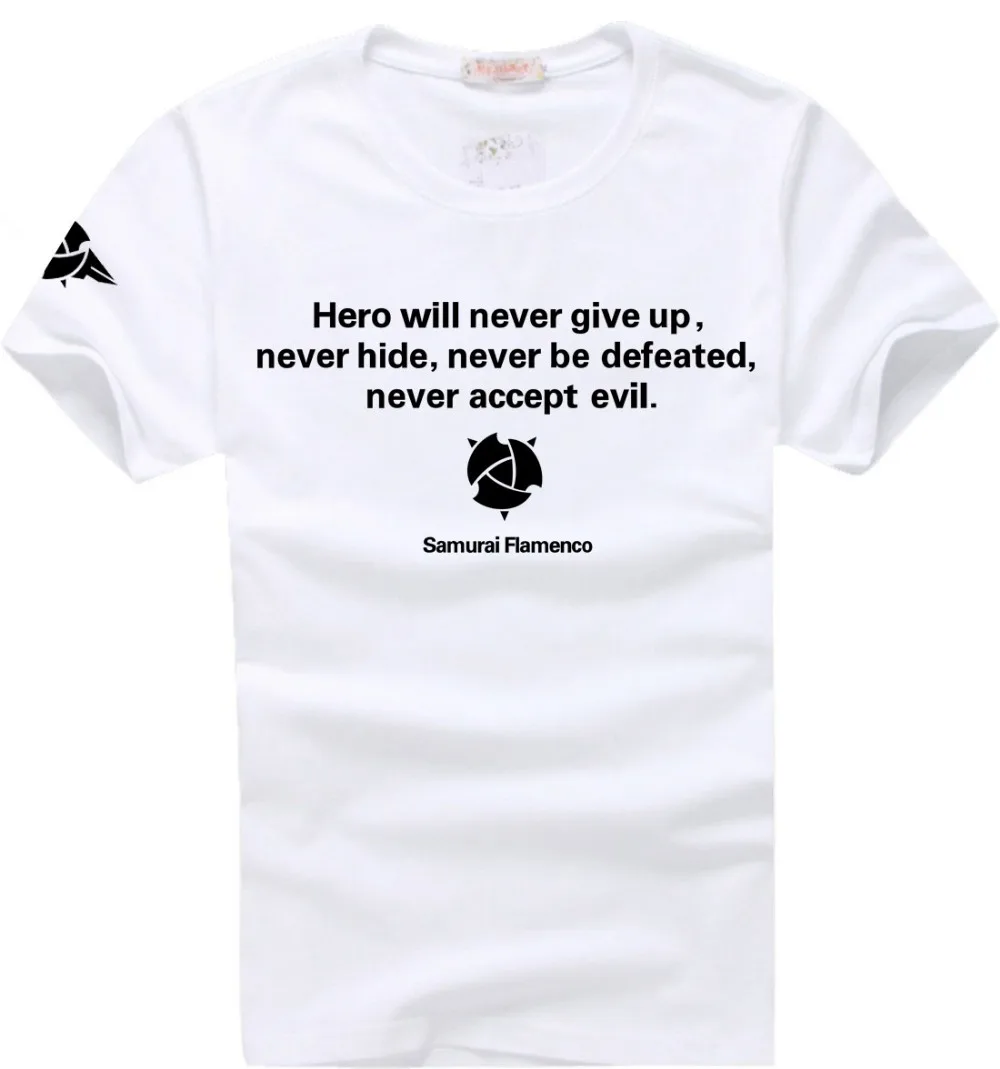Самурай фламенко футболка анимационный комикс модное карнавальное|fashion t-shirt|t-shirt