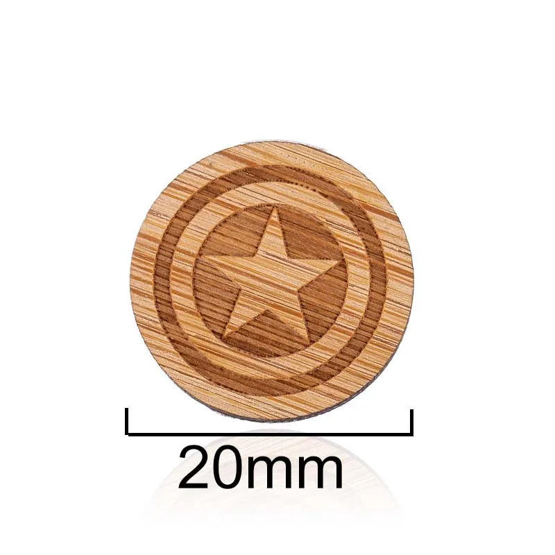Креативная деревянная брошь ручной работы в форме Луны звезды велосипеда для
