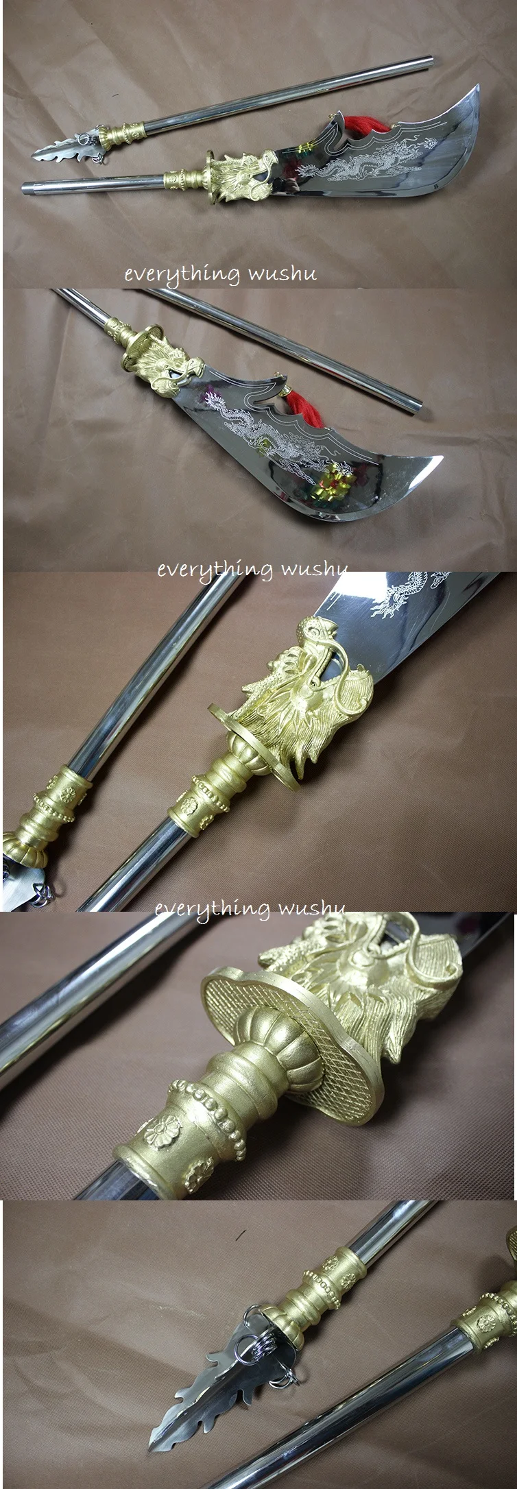 Премиум ушу традиционный Kwan Dao Chun Qiu Da Dao Qing Long Yan Yue Dao Guan Dao
