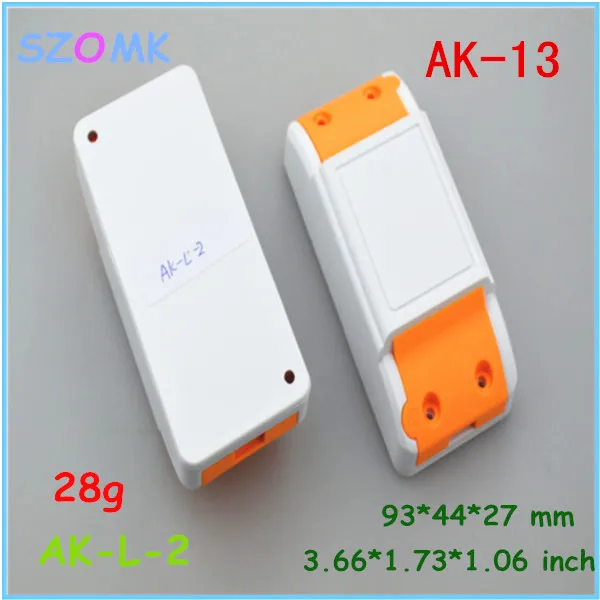 Пластиковая коробка для электронной светодиодная розетка корпус прибора 93*44*27 мм