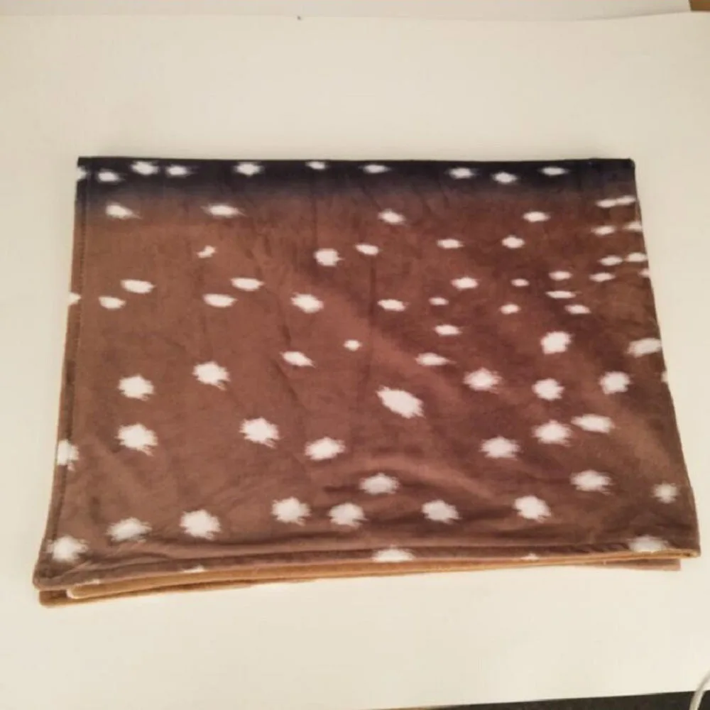 Фланелевое детское одеяло с рисунком оленя новые дизайнерские заготовки