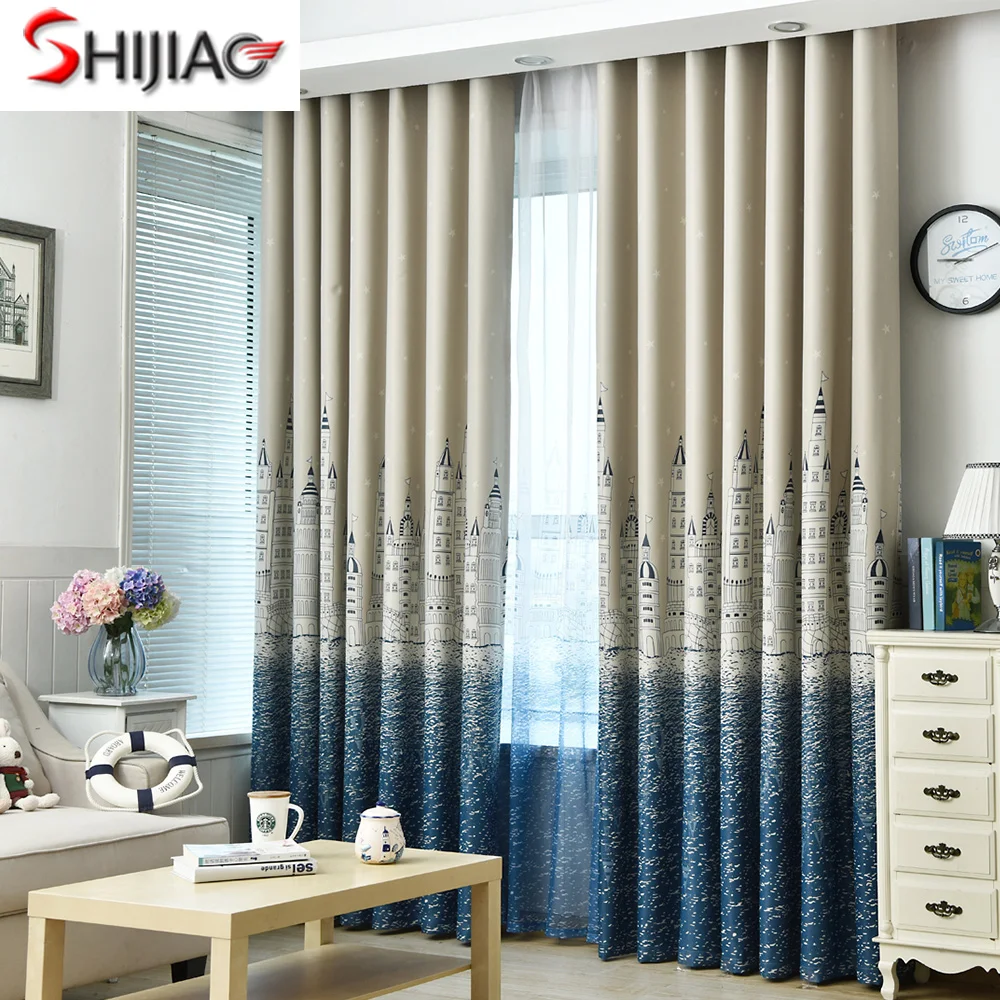 1 панель Затемненные занавески в виде звезд для спальни гостиной детской комнаты