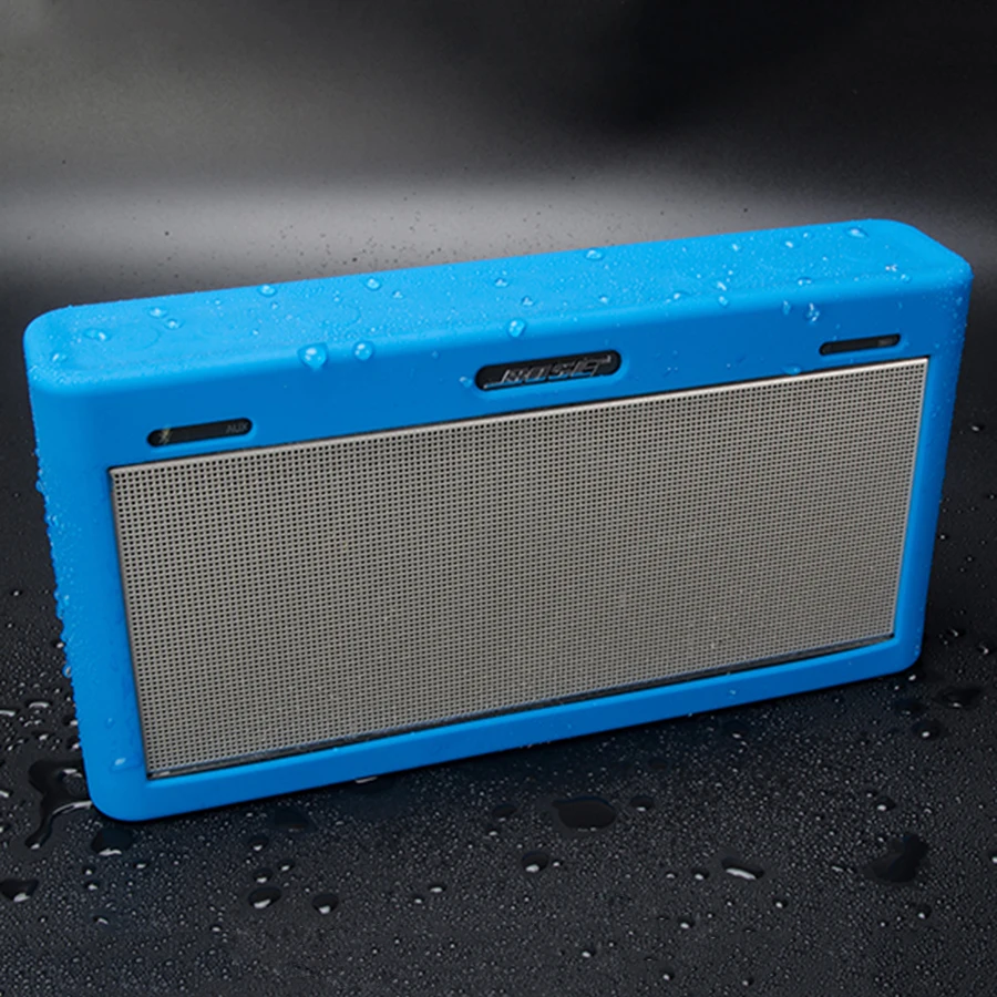 

New Waterproof Silicone Soft Protective TPU Cover Travel Carrying Case for Bose Mini Soundlink III 3 Bluetooth Wireless Speaker