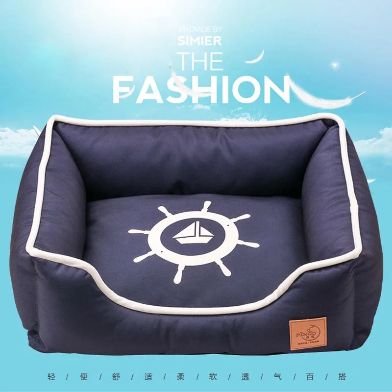 Средиземноморская Съемная моющаяся кровать для собак и кошек коврик питомцев