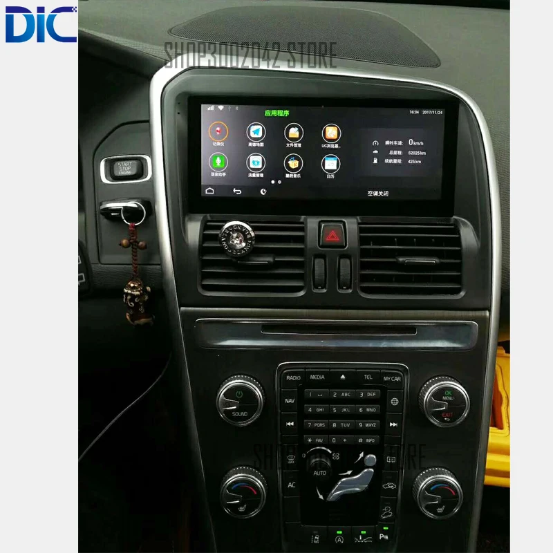 DLC Android система навигации плеер Многофункциональный gps автомобильный Стайлинг 8,8 7 дюймов видео аудио правая рука для volvo XC60 2010