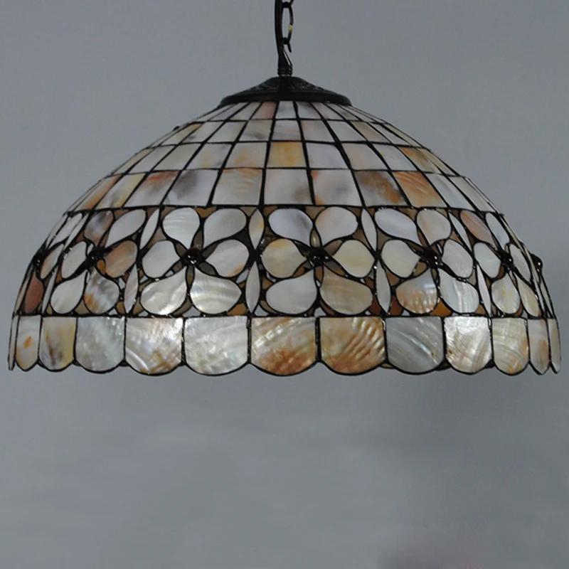 Европейский художественный Подвесной Светильник Тиффани 16 дюймов осветительные