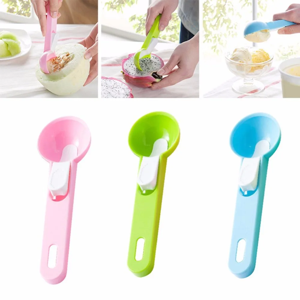 2 шт. пластиковая конфетная ложка для мороженого арбуз фруктовое мороженое