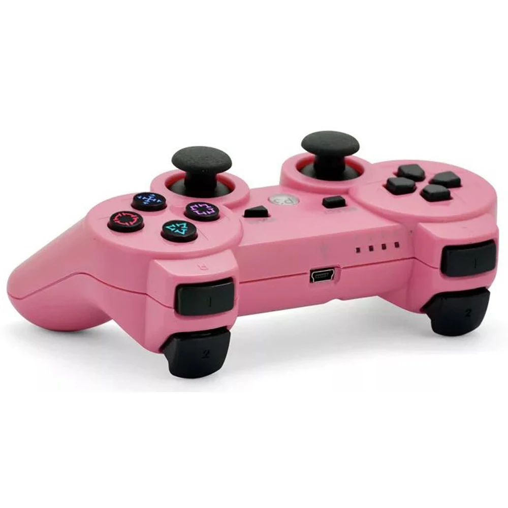 JIELI беспроводной Bluetooth сплошной цвет контроллер для sony playstation Dualshock 3 PS3 контроллер вибрации геймпад