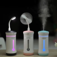 new creative 300ml 3 in 1 air humidifier with mist fanled night light ultrasonic essential oil diffuser for home office car