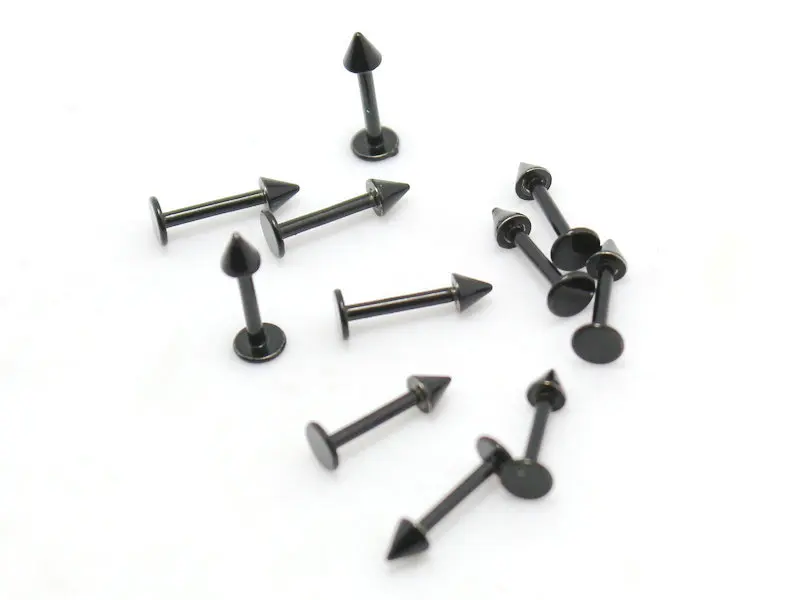 10 шт. черное кольцо для губ | Украшения и аксессуары