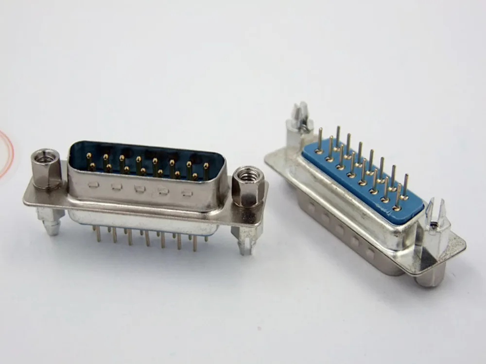 50 шт. Новый соединитель DP15 Двухрядное сиденье harpoon Male DB15 15 портовый штифт с винтом