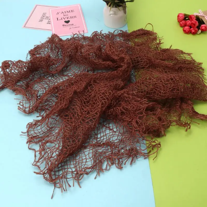 Джутовый фон для фотосъемки новорожденных одеяло детской с толстым слоем