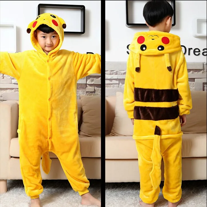 Фото Покемон Пикачу Карнавальный Костюм onesie charmander пижамы onesies для девочек костюмы