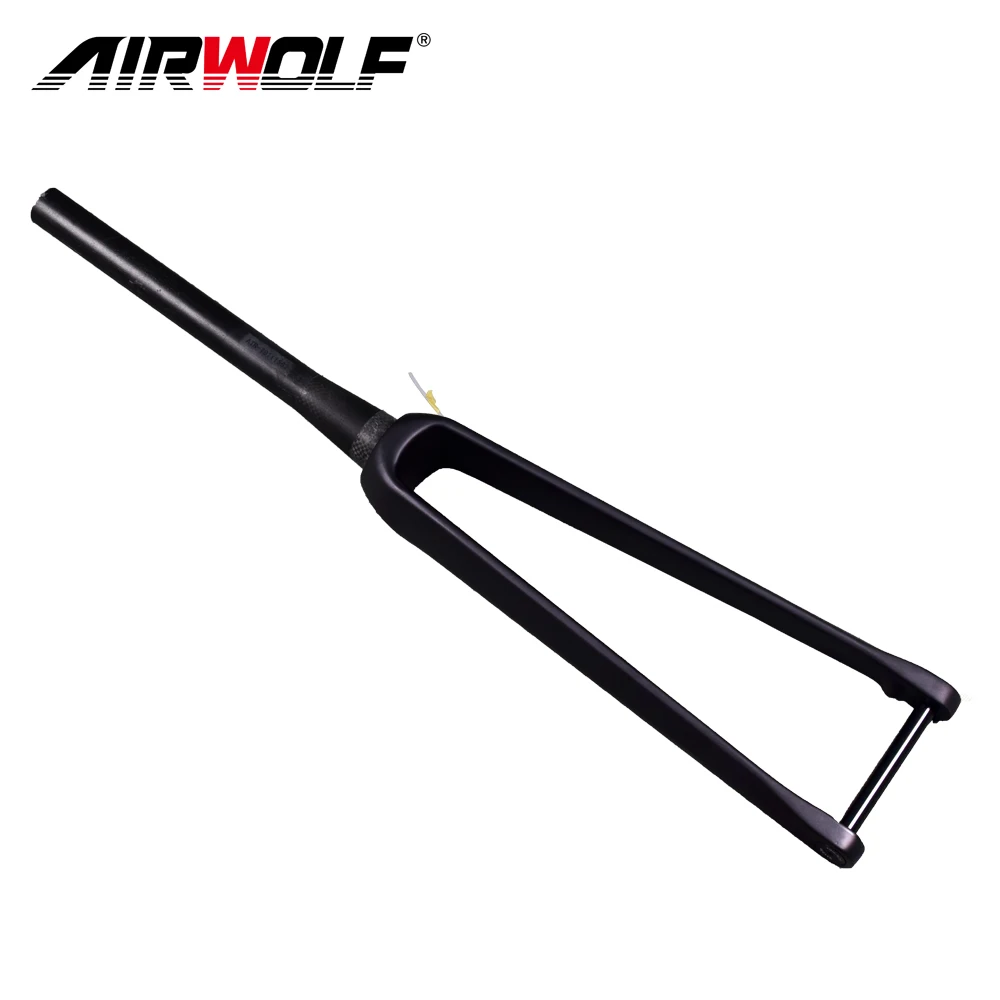 Bicycle parts carbon road disc fork with flat mount thru axle cyclocross tapered 1 1/8' to 1-1/2' 700*32C front | Спорт и