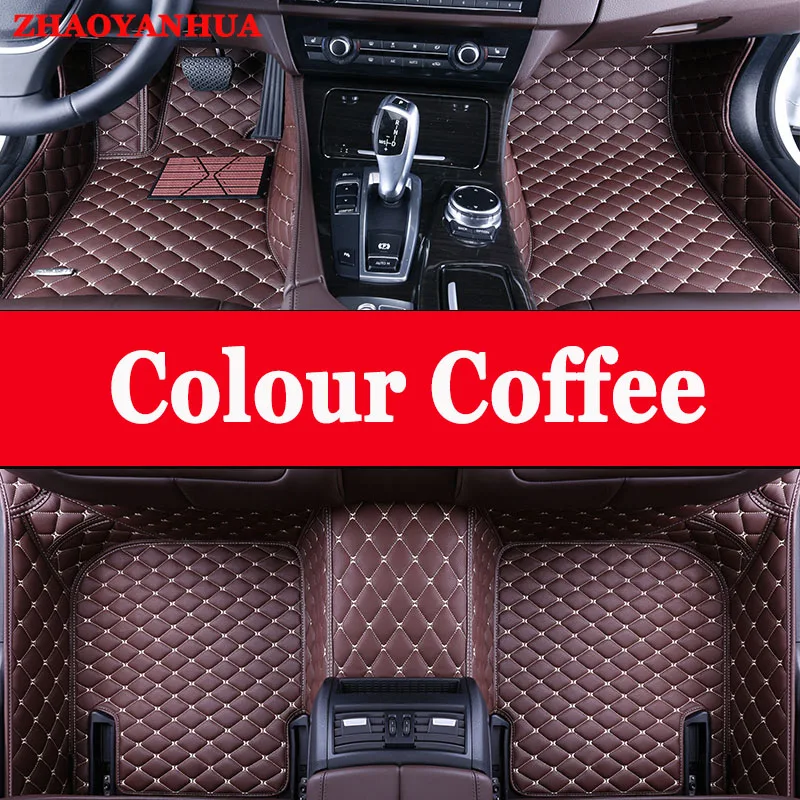 

ZHAOYANHUA Custom fit car floor mats for Honda City CRV CR-V Accord Crosstour HRV HR-V Vezel Civic 5D carpet floor liners