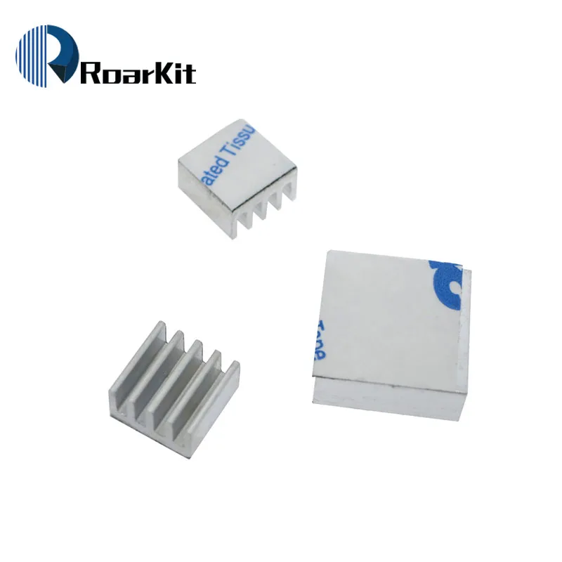 10 комплектов 30 шт./лот Raspberry Pi 3 кулеры из чистого алюминия набор радиаторов для