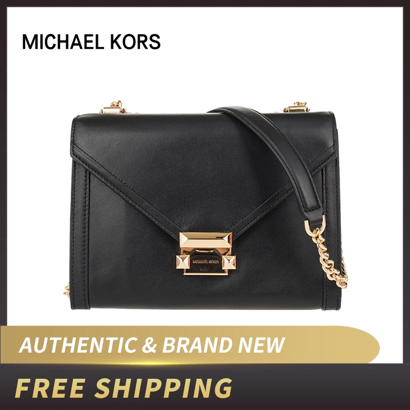 Оригинальная и совершенно новая женская сумка Michael Kors кожаная через плечо Whitney