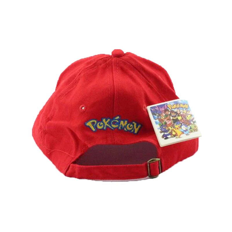 

Summer New Cartoon Ash Ketchum Children Hat Anime Pocket Monster Cospaly Boy Cap Brands Costume Party Boy Baby Cap Gift For Kids