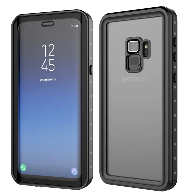 Водонепроницаемый чехол для Samsung Galaxy note 9 8 S7 edge S8 S9 S10 Plus противоударный Прозрачный