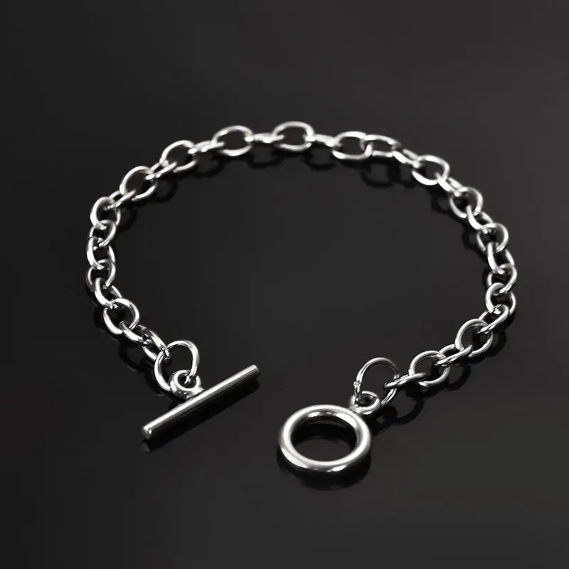 OBSEDE Нержавеющая сталь Мужской Браслет цепочка классические ювелирные