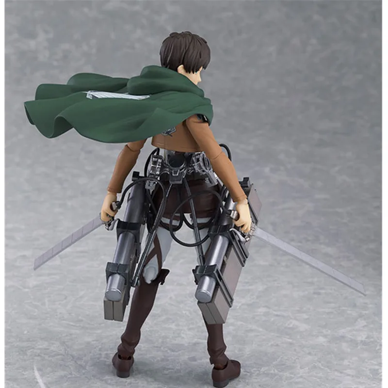 Фигурки аниме Attack on Titan Eren Jaeger фигурки Figma 207 экшн-фигурки Yeager 14 см ПВХ модель