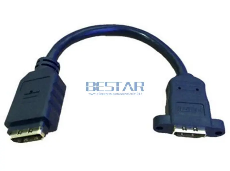 

(100pcs/lot)15CM HDMI Female to HDMI Female panel mount with screw hole special extension Connector Gold plated Cable hdmi 1.4