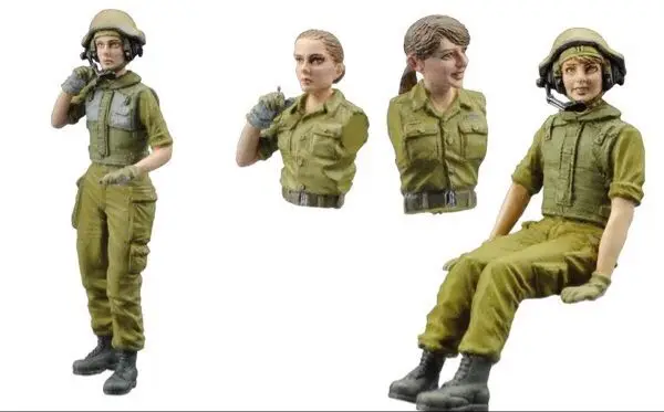 Масштаб 1/35 современный Военный танк корпус 2 человек Израиля миниатюрная модель