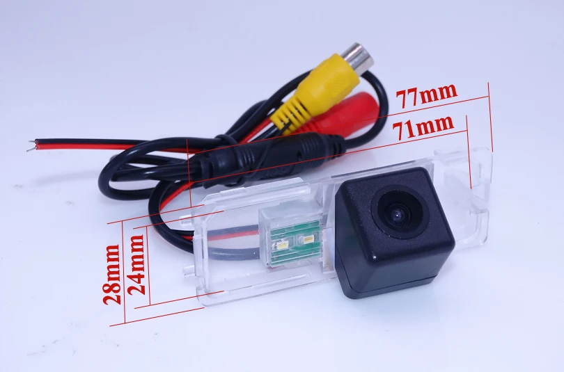 Автомобильная камера заднего вида из пластикового материала с углом объектива 170
