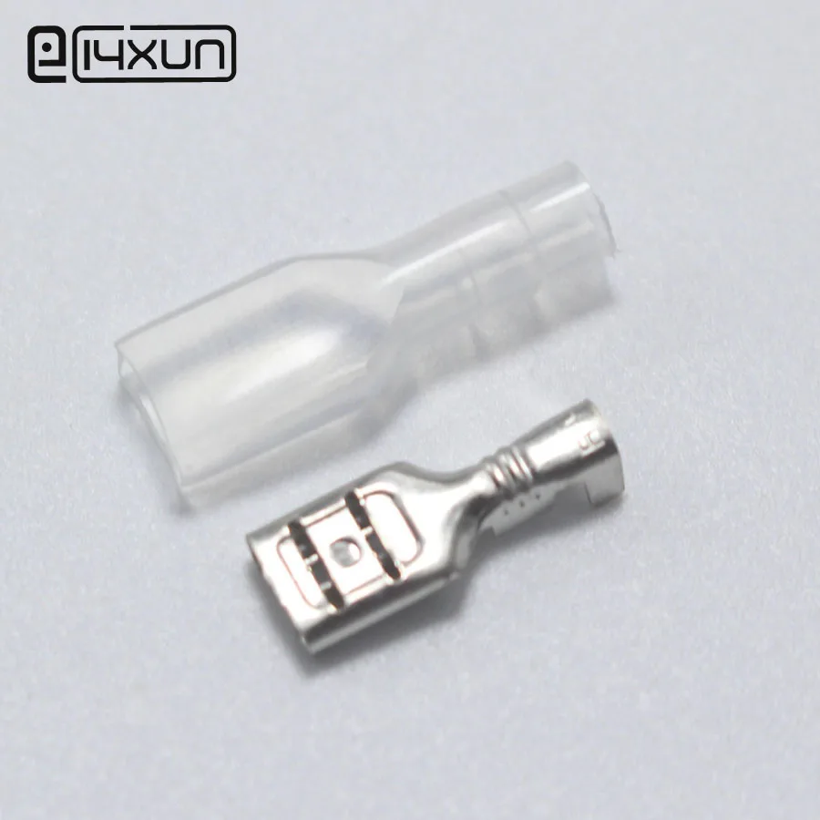 Обжимная Клемма для автомобиля и велосипеда 100 мм 4 8 шт./комплект|connectors splice|4.8mm crimp