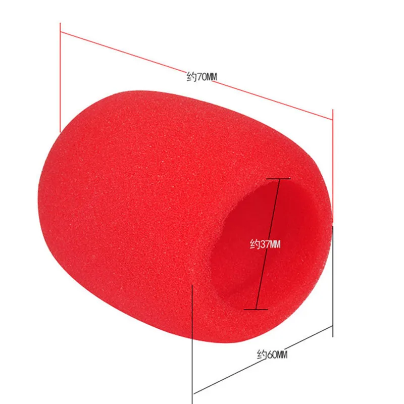 2 шт./лот ручной микрофон пенопластовый чехол для профессиональной студии защита