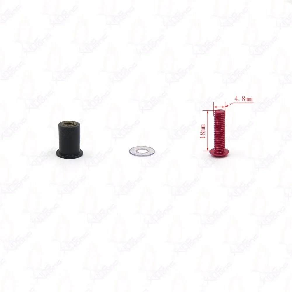 

Motorcycle Red Windscreen/Windshield Bolts Nut Screw For Honda For Kawasaki For Yamaha For Suzuki For Ducati For Triumph Daytona