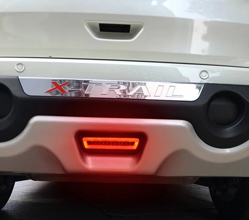 Дымчатые линзы 3-в-1 светодиодные задние обратный Тормозная туман бег светильник сборки Наборы для Nissan Juke Pathfinder X-Trail для Infiniti