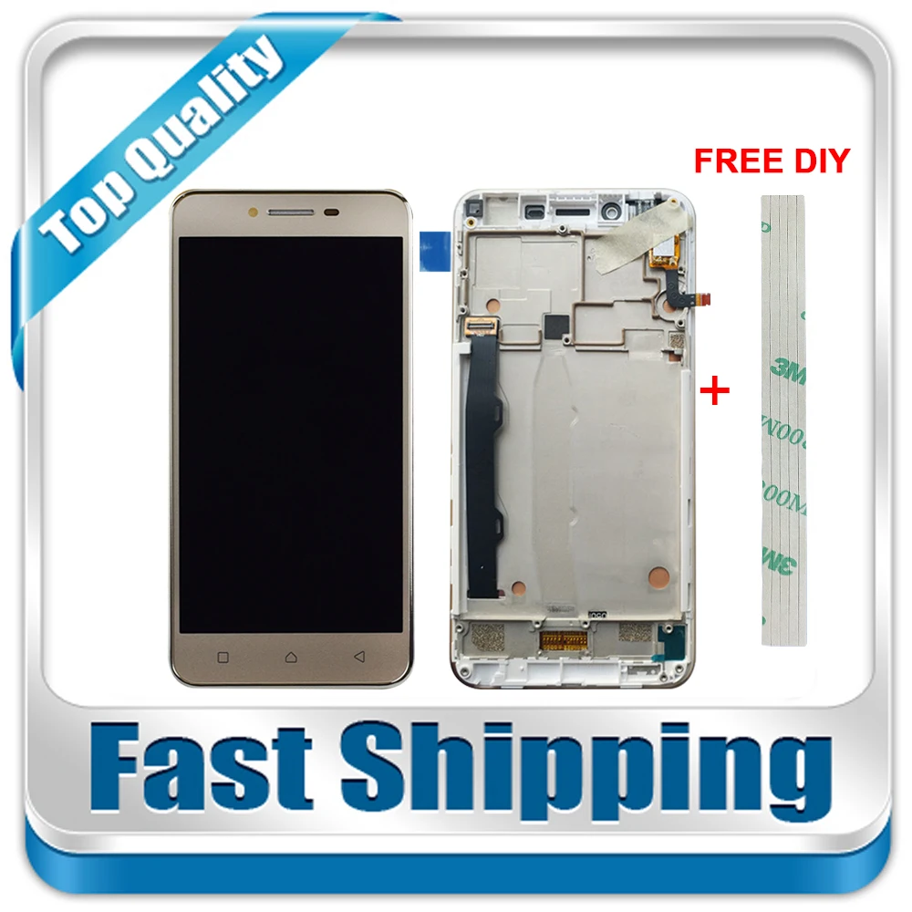 Новый Для Lenovo Vibe K5 Plus A6020A46 сменный ЖК-дисплей + сенсорный экран рамка в сборе