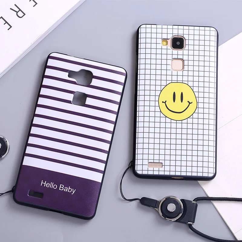 Чехол для Huawei Ascend Коврики 7 чехол силиконовый мультфильм милый Краски девчушки