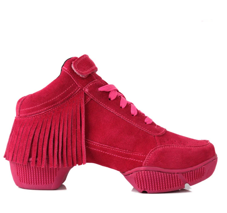 Женские замшевые кроссовки с бахромой на мягкой подошве 6 см|dance shoes|dance shoes brandsjazz |