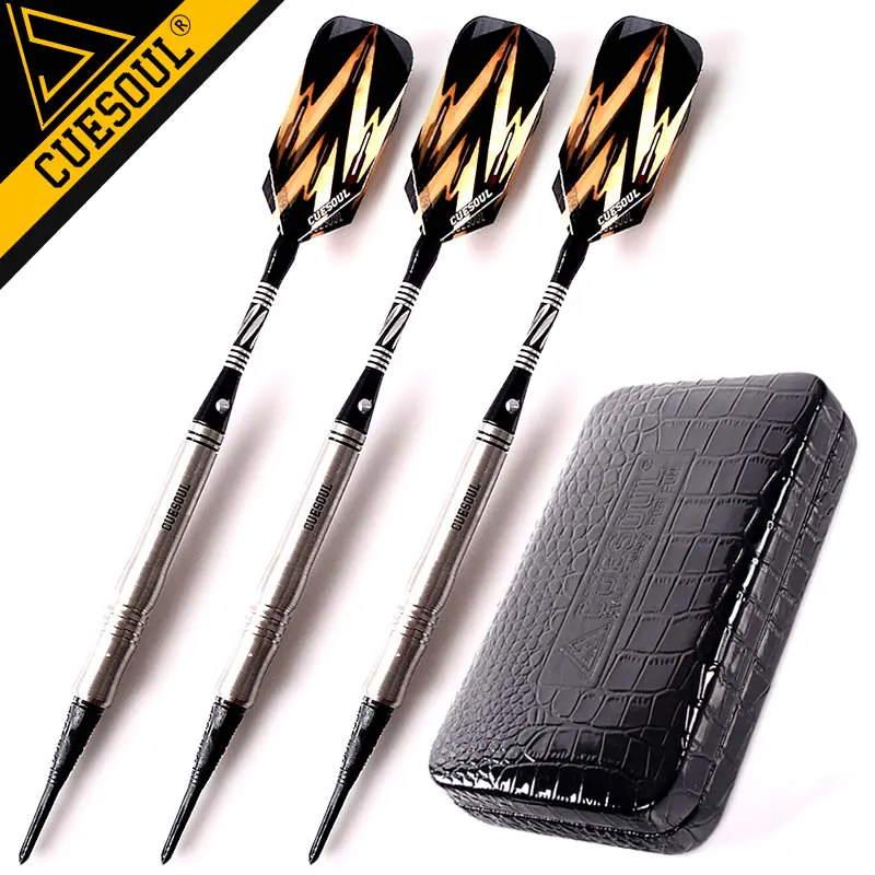 New CUESOUL Tungsten Darts Professional Soft Tip 18g 15cm Electronic Dart Needle With Aluminum Shafts|soft tip|darts 18gsoft tip darts |