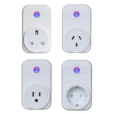 SW1 10A умная вилка Wifi розетка монитор питания ЕС Франция США AU Великобритания