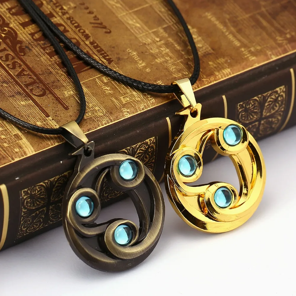 Dota 2, цепочка, ожерелье, игра DOTA, ювелирное изделие, Золотое колье, подвеска, аксессуары, сплав, ожерелье, пара ювелирных изделий
