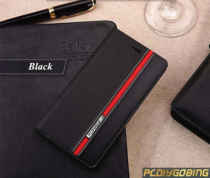 Black Роскошный кошелек смешанных цветов, Стильный флип-чехол из искусственной кожи чехол для Xiaomi mi Max Red mi 2 3s 3 Pro 4A 4 Prime Note 2 3 4 4X - Цвет: Black