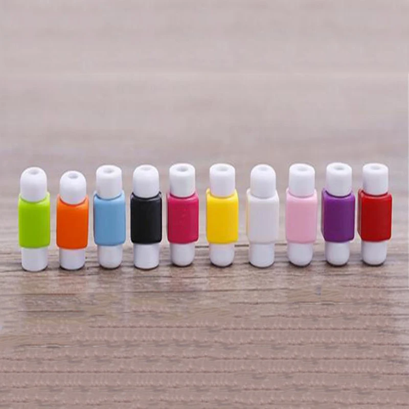 Линия передачи данных USB кабель для зарядки Силиконовый протектор гарнитуры